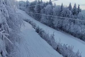 Laskowa-Kamionna Laskowa Ski Widok na stok