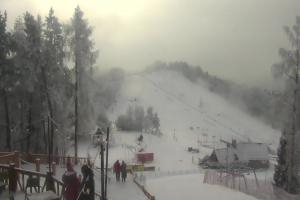 Szczawnica Palenica Widok na stok