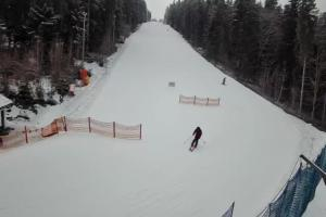 Myślenice Myślenice SN Widok na stok