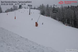 Spitzeck Bad Kleinkirchheim - Spitzeck widok z Biospharenparkbahn Brunnach