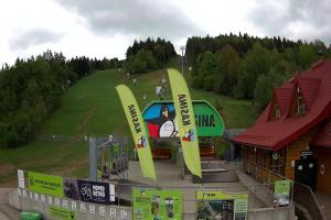 Kasina Wielka Kasina ski Dolna stacja kolejki krzesełkowej