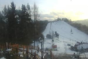 Szczawnica Palenica Widok na stok