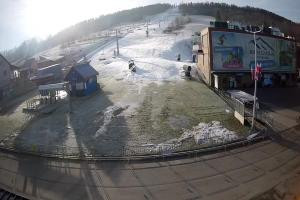 Wańkowa BIESZCZAD.ski Widok na stok i kolej linową