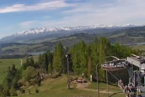 Czorsztyn Kluszkowce Czorsztyn Ski Widok z górnej stacji