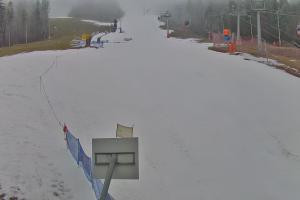 Krynica Jaworzyna Krynicka Widok ze stacji dolnej kolei gondolowej (648 m n.p.m.)