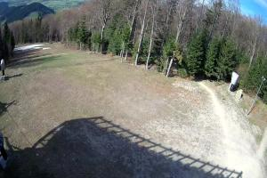 Kasina Wielka Kasina ski Górna stacja kolejki krzesełkowej