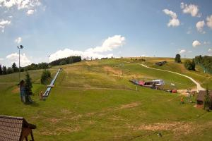 Tylicz Master Ski Widok na dolne partie ośrodka