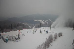 Wisła STOK – Stacja Narciarska Widok z górnej stacji