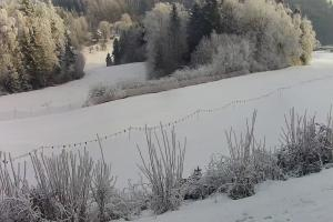 Laskowa-Kamionna Laskowa Ski Widok na stok