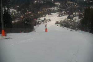 Kamera: Cieńków Widok na stok Wisła Cieńków Widok na stok