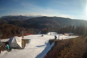 Wisła STOK – Stacja Narciarska Widok z górnej stacji