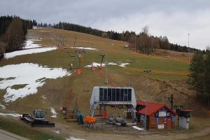 Krynica Słotwiny Widok na stok