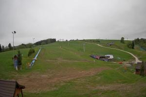 Tylicz Master Ski Widok na dolne partie ośrodka