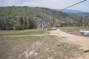 Poronin Ski Suche Ski Suche - widok z górnej stacji