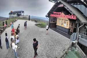 Kamera: Jaworzyna Krynicka Widok na trasÄ™ dla dzieci na szczycie (1100 m n.p.m.) Krynica Jaworzyna Krynicka Widok na trasÄ™ dla dzieci na szczycie (1100 m n.p.m.)