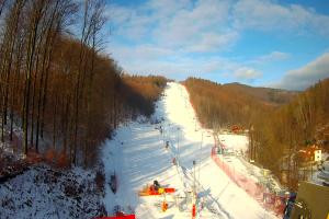 Kamera: STOK – Stacja Narciarska Widok z dolnej stacji Wisła STOK – Stacja Narciarska Widok z dolnej stacji