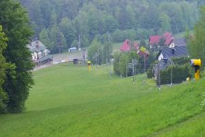 Laskowa-Kamionna Laskowa Ski Widok na stok