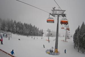 Zieleniec Zieleniec Zieleniec SKI Arena - Widok z górnej stacji