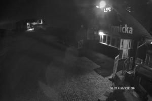 Krynica Jaworzyna Krynicka Widok na trasę dla dzieci na szczycie (1100 m n.p.m.)