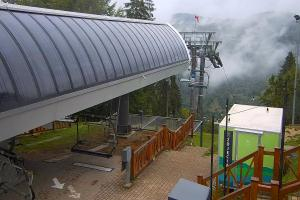 Szczawnica Palenica Widok na stok