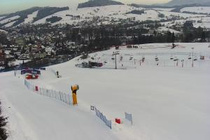 Tylicz Master Ski Widok na kolej krzesełkową