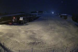 Tylicz Master Ski Widok naa dolną stację krzesełka