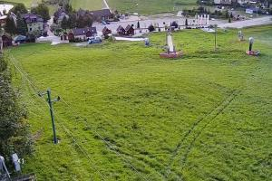 Stężyca Wieżyca Widok na stok