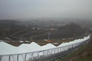 Kurzętnik Kurza Góra Kurza Góra widok na stok