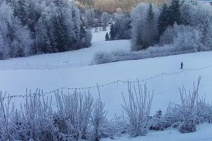 Laskowa-Kamionna Laskowa Ski Widok na stok