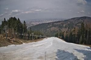 Myślenice Myślenice SN Widok z górnej stacji