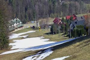 Laskowa-Kamionna Laskowa Ski Widok na stok