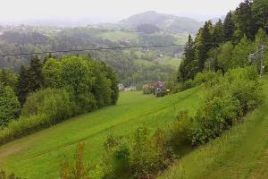 Laskowa-Kamionna Laskowa Ski Widok na stok