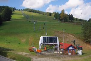 Krynica Słotwiny Widok na stok