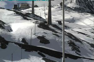 Przełecz Stelvio Passo Stelvio Widok na Górną stację Trincerone