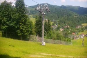 Kamera: Cieńków Widok na stok Wisła Cieńków Widok na stok