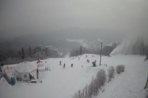 Wisła STOK – Stacja Narciarska Widok z górnej stacji
