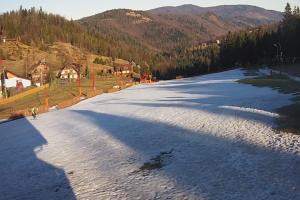 Kamera: Biały Krzyż Widok na stok Szczyrk Biały Krzyż Widok na stok